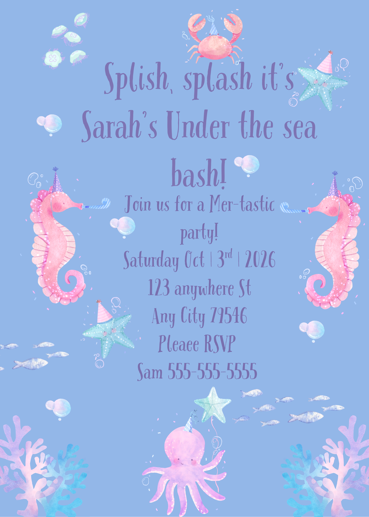Under the Sea Party Bash